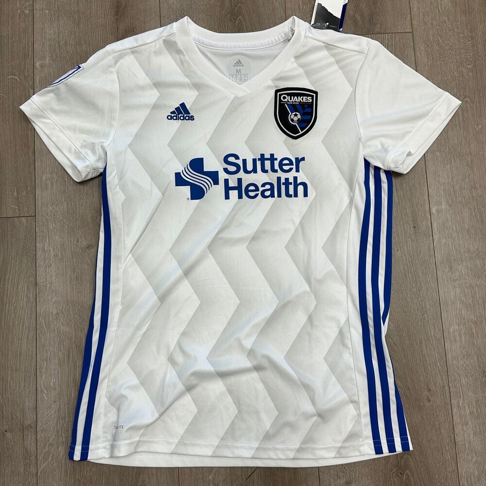 Adidas San Jose Earthquakes white 2018 Secondary jersey size Medium M